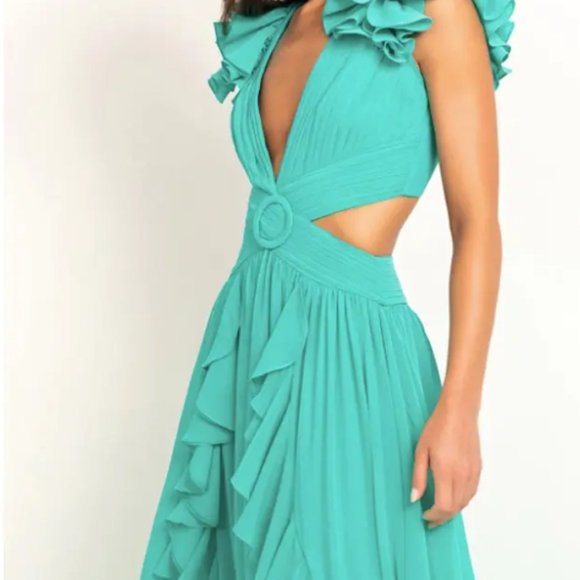 PatBo Flutter Sleeve Maxi Dress - Picture 2 of 7